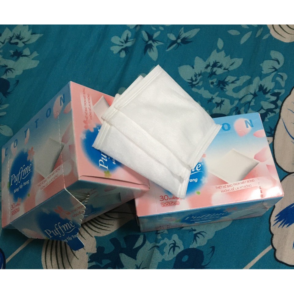 Bông tẩy trang Puffme 30 miếng