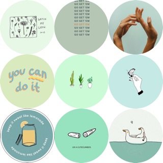 Giá đỡ điện thoại popsocket aesthetic màu xanh mint