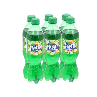 Lốc 6 chai Fanta hương soda kem trái cây và hương cam 300ml