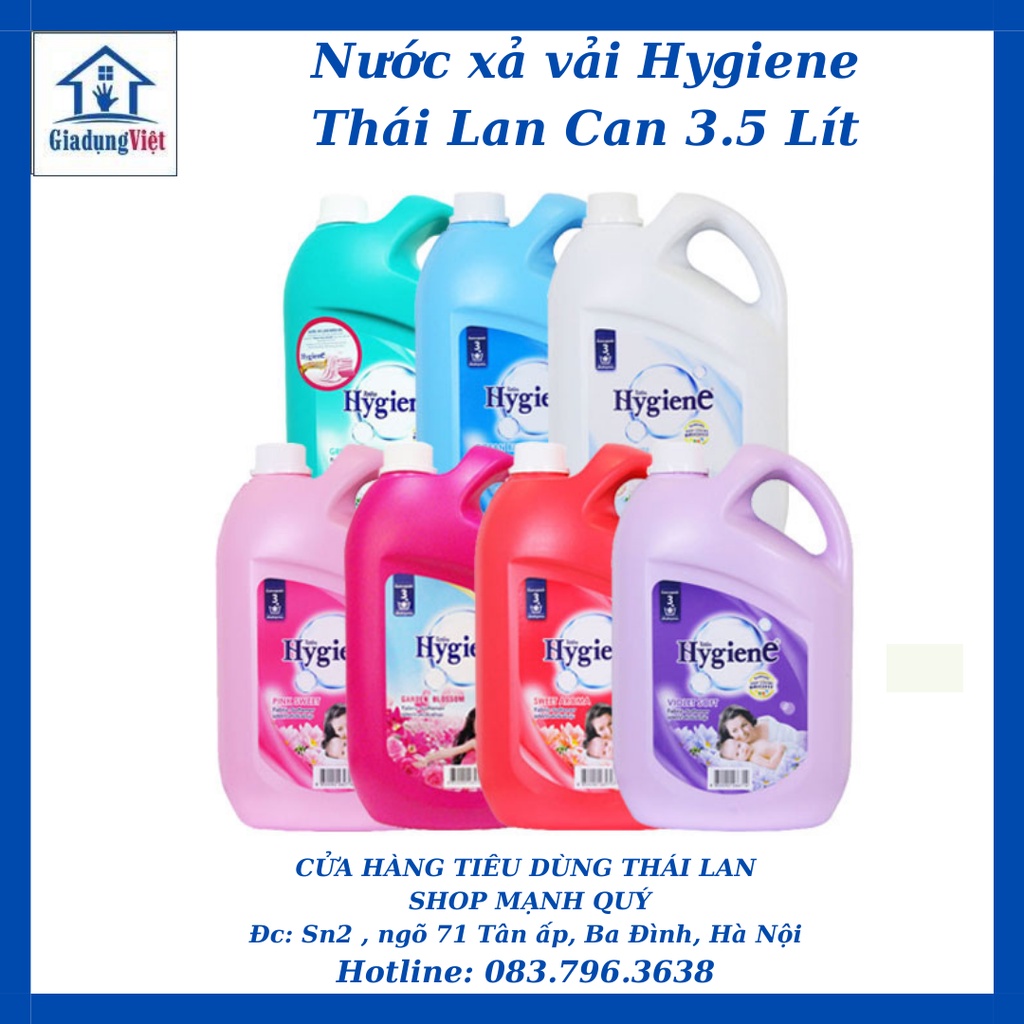 Nước Xả vải Hygiene Thái Lan 3500 Ml