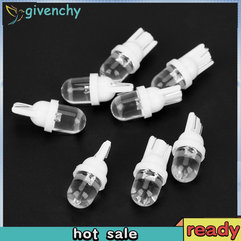 8 Bóng Đèn Led 12v 5w T10 W5W Ánh Sáng Trắng Cho Xe Hơi