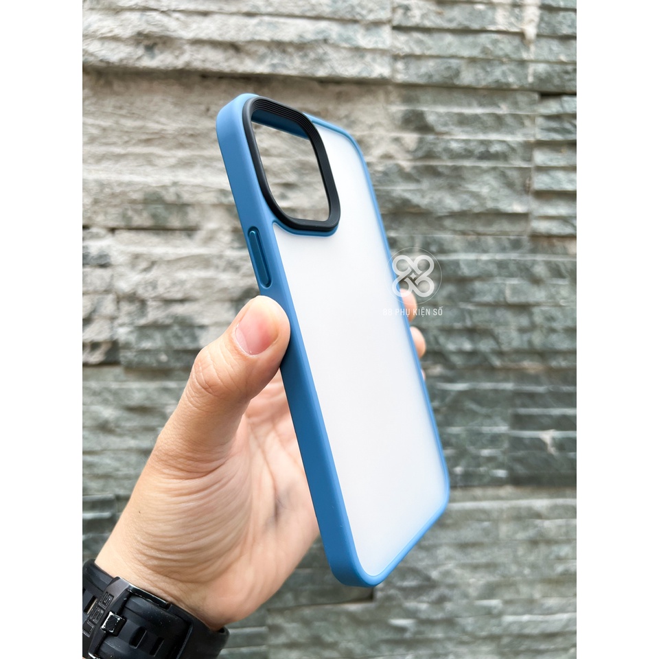 Likgus Matte Classic ốp lưng nhám viền sierra blue