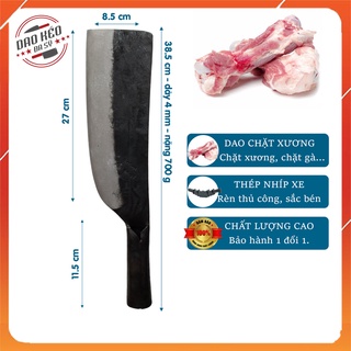  Dao Chặt Xương Cán Sắt Chặt Gà Chặt Thịt Dao Đa Sỹ Rèn Từ Thép Nhíp Xe Siêu Bền - D11 
