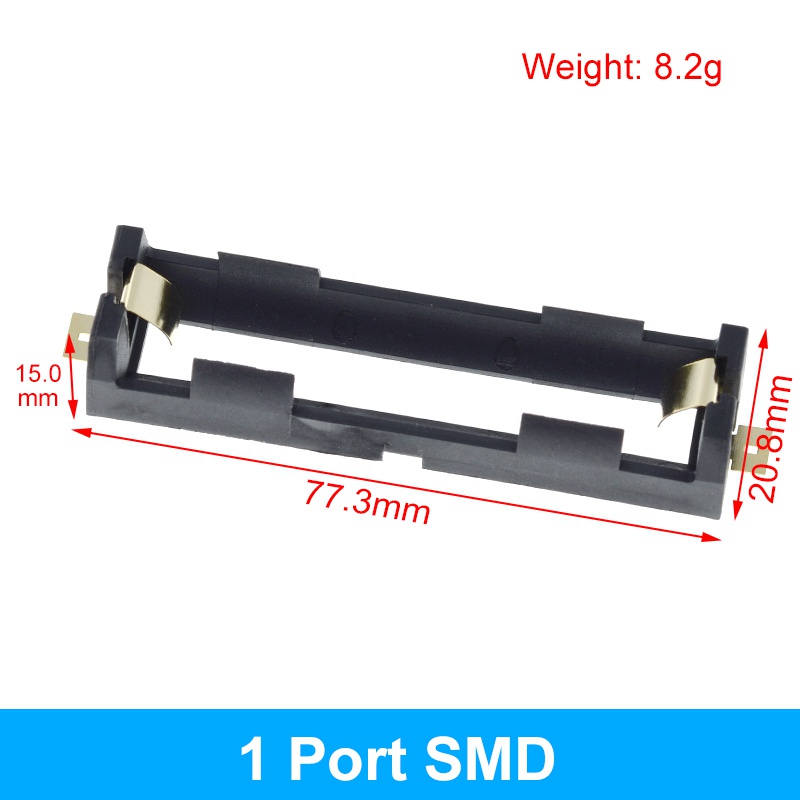 Hộp Đựng Pin 1x 2x 3x 4x 18650 1 2 3 4 Ngăn Kèm Dây Dẫn Tự Làm arduino