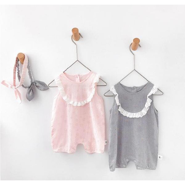 Body suit kèm nơ cho bé