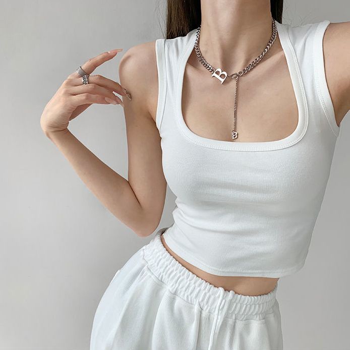 Áo Ba Lỗ Thể Thao Màu Sắc Đơn Giản Thời Trang Cho Nữ  tao bao