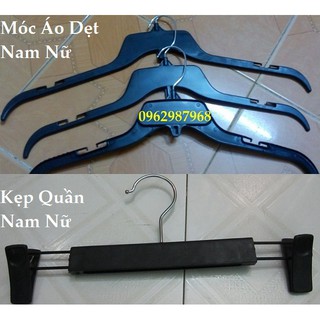 Móc Dẹt Nữ 55C, Móc Dẹt Nam 55C và Kẹp Quần 50C Treo Quần Áo Người Lớn