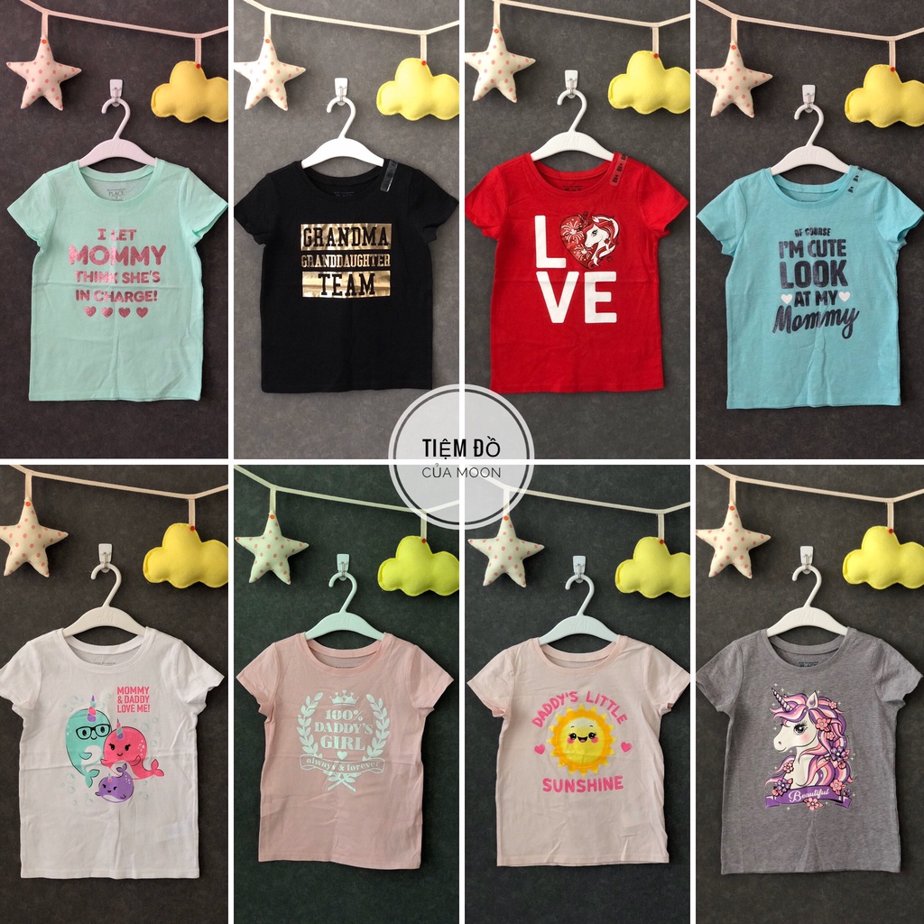 ÁO THUN THE CHILDREN PLACE XUẤT XỊN CHO BÉ GÁI (SIZE 9M-5T)