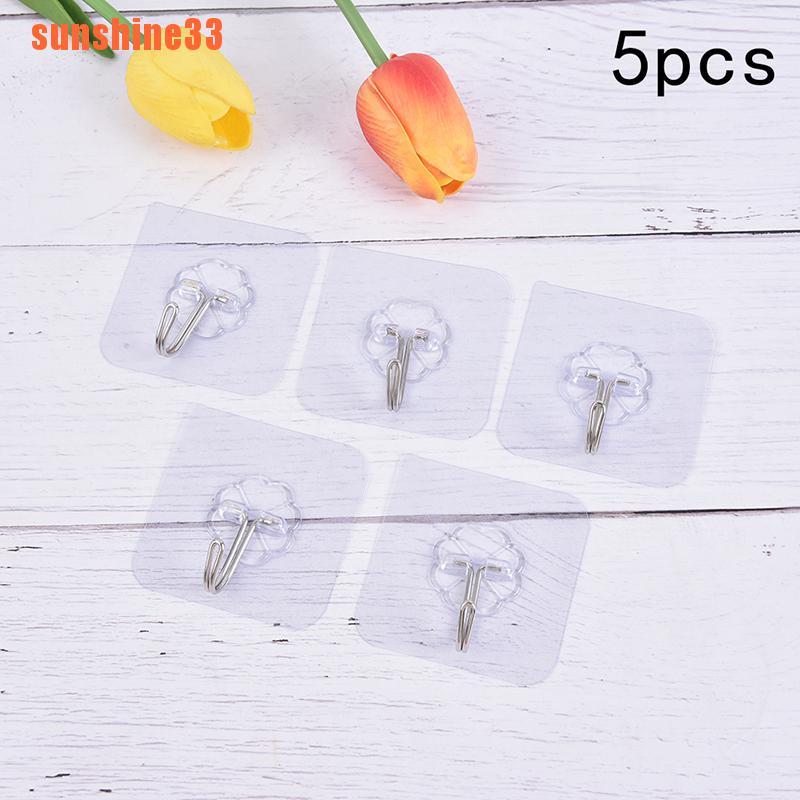 Set 5 Miếng Dán Tường Trong Suốt Chống Nước Không Để Lại Dấu Vết Có Thể Tái Sử Dụng Cho Nhà Bếp