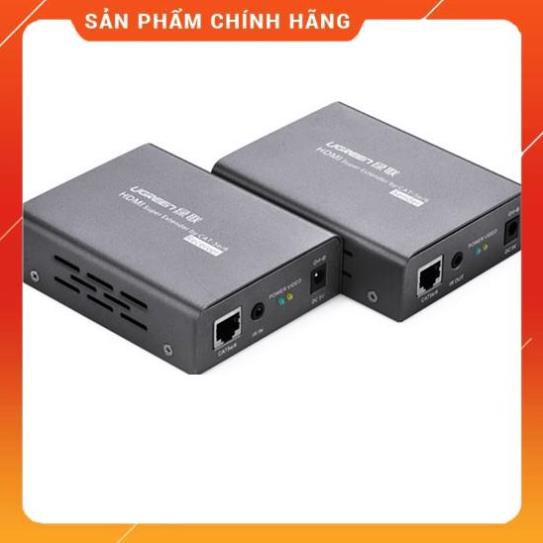 [CHÍNH HÃNG] Bộ kéo dài tín hiệu HDMI 100m qua cáp lan Cat5,6 Ugreen UG-40210