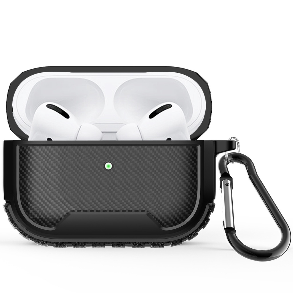 Hộp Đựng Tai Nghe Airpod Pro 3 Sợi Carbon Mềm Chống Sốc