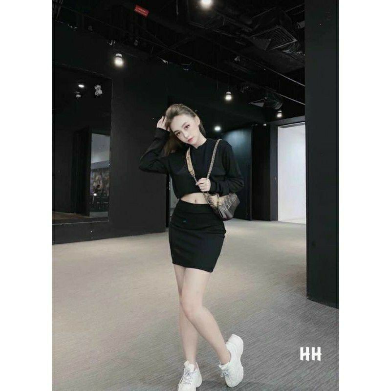 [ Mã FAMAYWA2 giảm 10K đơn 50K] Sét Nhà áo crt rộng chân váy ôm thun borip | BigBuy360 - bigbuy360.vn