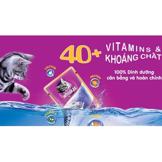 Thức ăn hạt cho mèo trưởng thành Whiskas vị cá thu túi 1.2kg