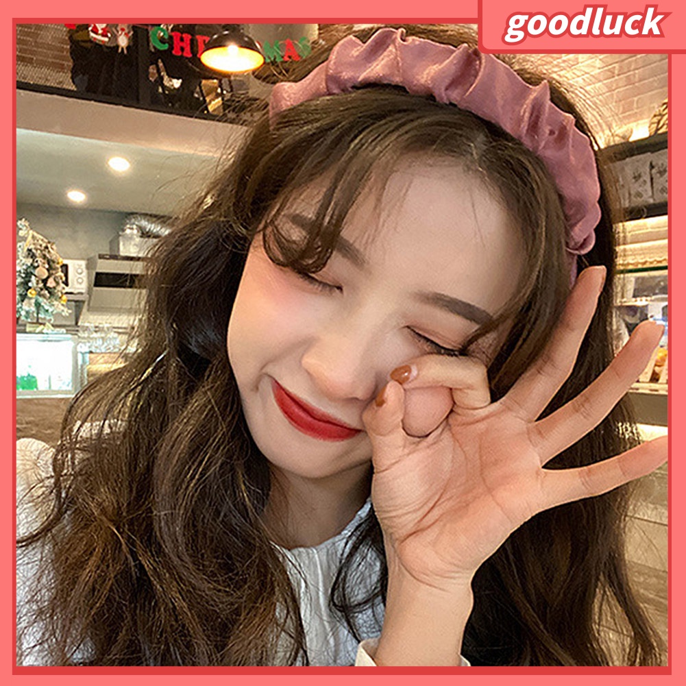 Băng Đô Cài Tóc Màu Trơn Thời Trang Cho Nữ