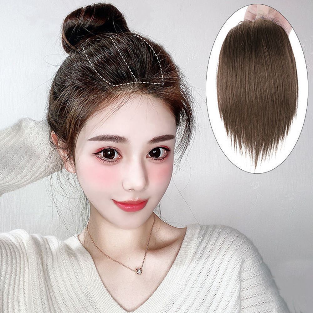 Tóc mái ngắn giả bằng sợi tổng hợp nhiều màu thời trang