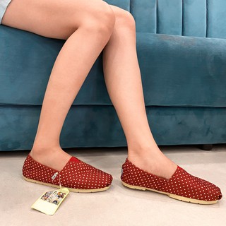 ⚡️[FREE SHIP]⚡️Giày toms CHẤM BI ĐỎ 2020, RED