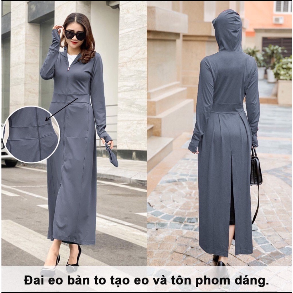 [ Hàng Loại 1]Áo Chống Nắng  TOÀN THÂN 2 LỚP Cao Cấp Cho Nữ Thông Thoáng Chống Nắng Hiệu Quả