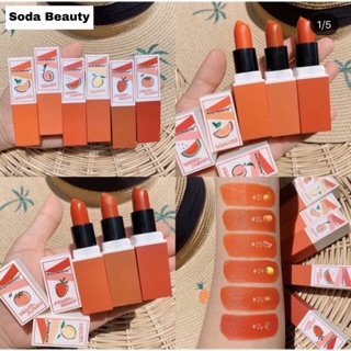 Son Thỏi Kiss Beauty Hoa Quả Fruit Matte Lipstick Nội Địa Trung
