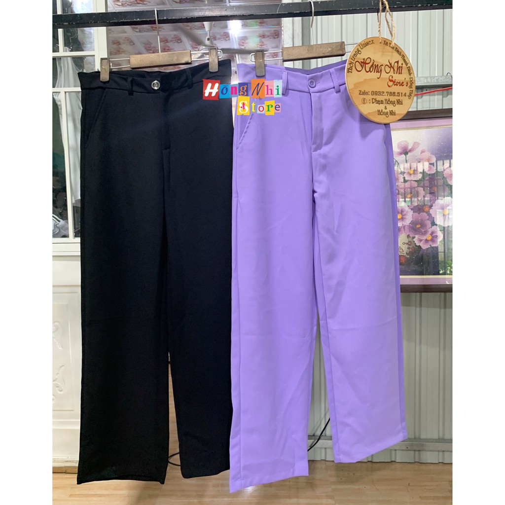 QUẦN CULOTTES DÀI ỐNG RỘNG LƯNG SIÊU CAO FORM RỘNG 60KG VẢI CAO CẤP DÀI 98CM - MM