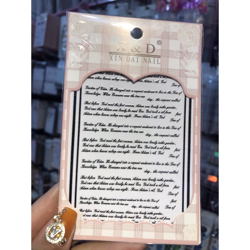 Sticker Dán Móng [Thanh Vy Nail]