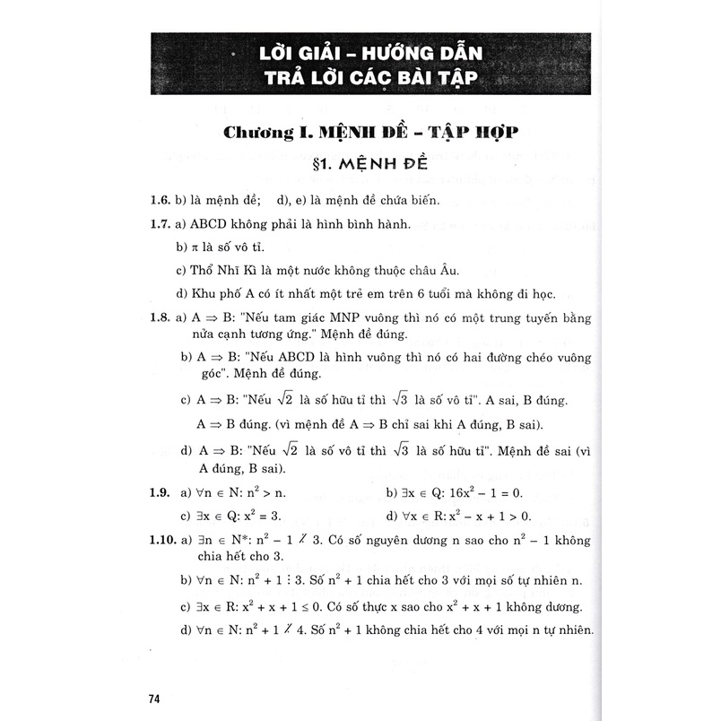 Sách Bài Tập Toán 10 Tập 1: Cơ Bản Và Nâng Cao (Dùng Kèm SGK Kết Nối Tri Thức Với Cuộc Sống)