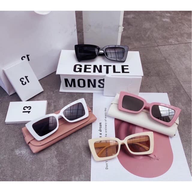 KÍNH THỜI TRANG NỮ GỌNG VUÔNG CÁ TÍNH - FULL HỘP