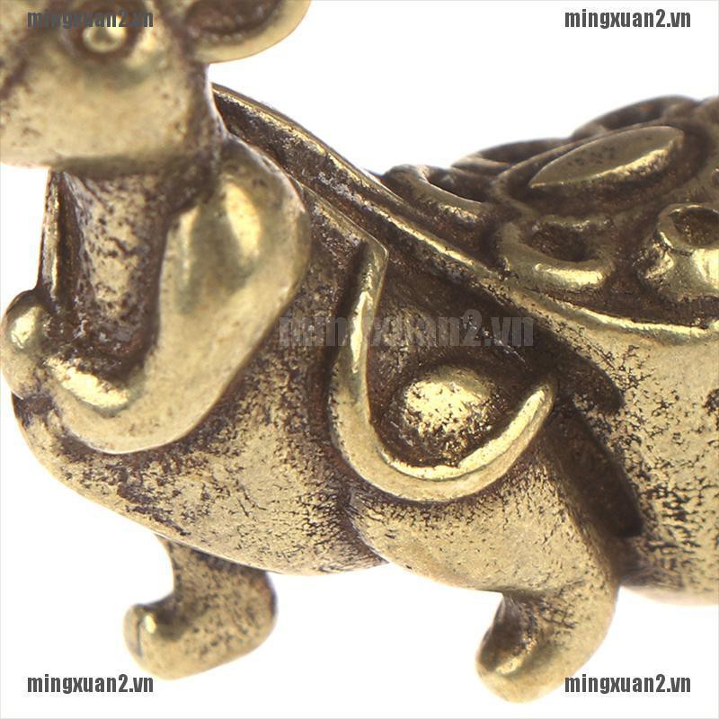 MINXT Solid Brass Figurine Of Mouse Rat Accessories Pendant Statue Mini Home Decor VN