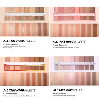 [CÓ MẪU MỚI] Bảng mắt Peripera All Take Mood Palette