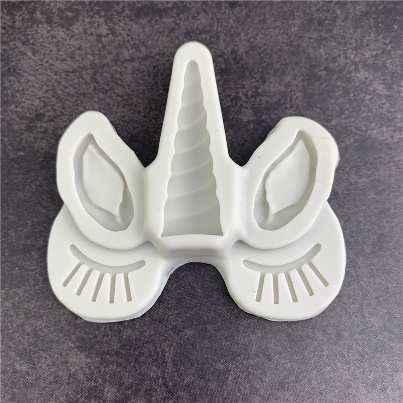 [SIÊU RẺ❤️] – Khuôn Silicon - Đầu lân - Trang trí bánh sinh nhật bánh kem
