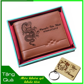 Ví Bóp Nam Khắc Chữ Lên Ví Theo Yêu Cầu