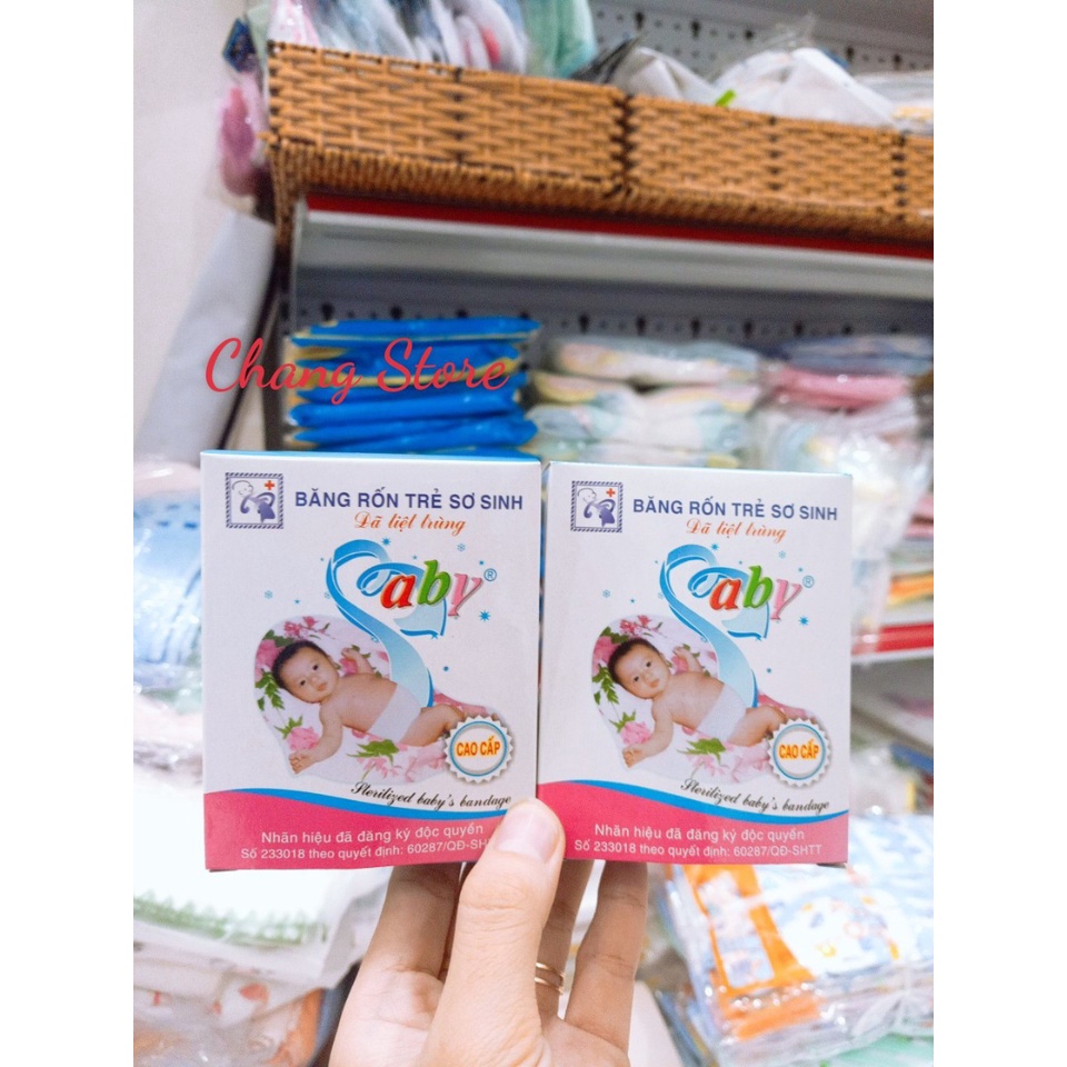 [HỘP 3 CÁI] Gạc Băng rốn Baby Cho bé Sơ Sinh