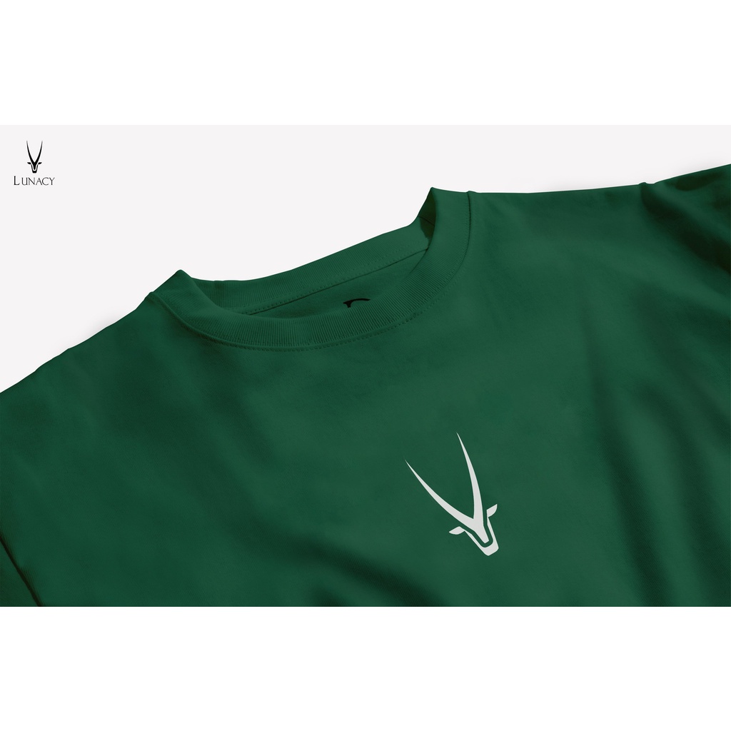 Áo thun tay lỡ PSYCHO GREEN phông Unisex nam nữ Cotton 
 áo thun oversize form rộng LUNACY