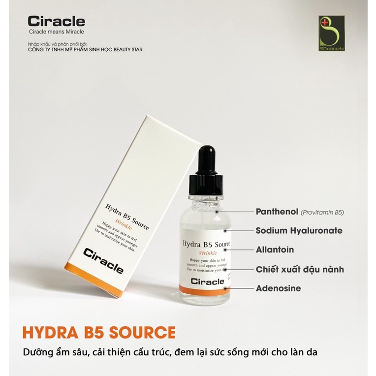 Tinh chất dưỡng da CIRACLE HYDRA B5 SOURCE