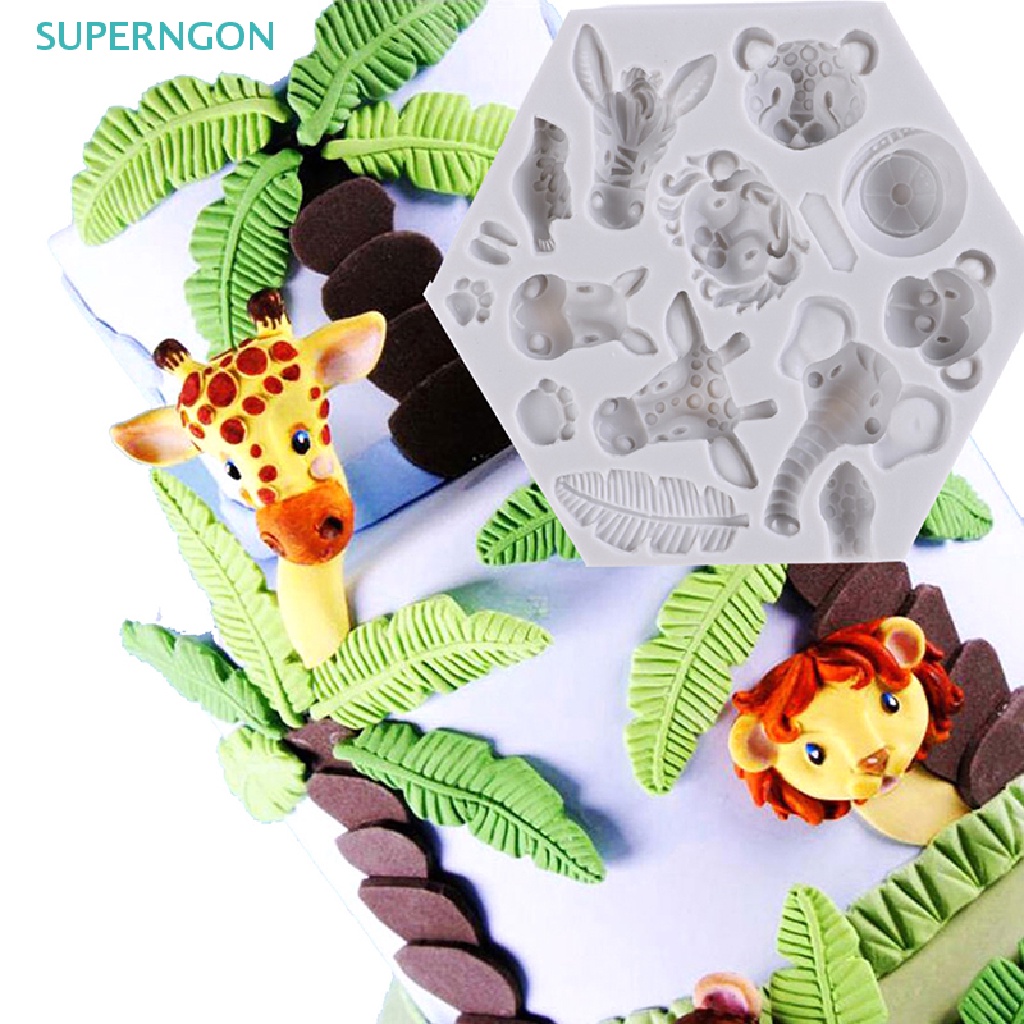 Khuôn silicone Làm Bánh Hình Động Vật Đáng Yêu