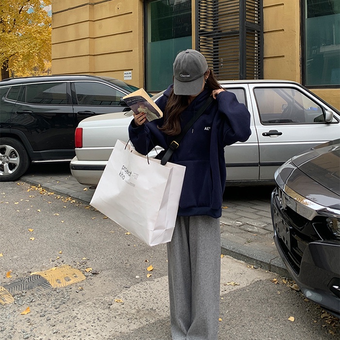 Áo Khoác Hoodie Đệm Lông Cừu Phong Cách Hàn Quốc Thời Trang Mới 2022 Dành Cho Bạn Nữ