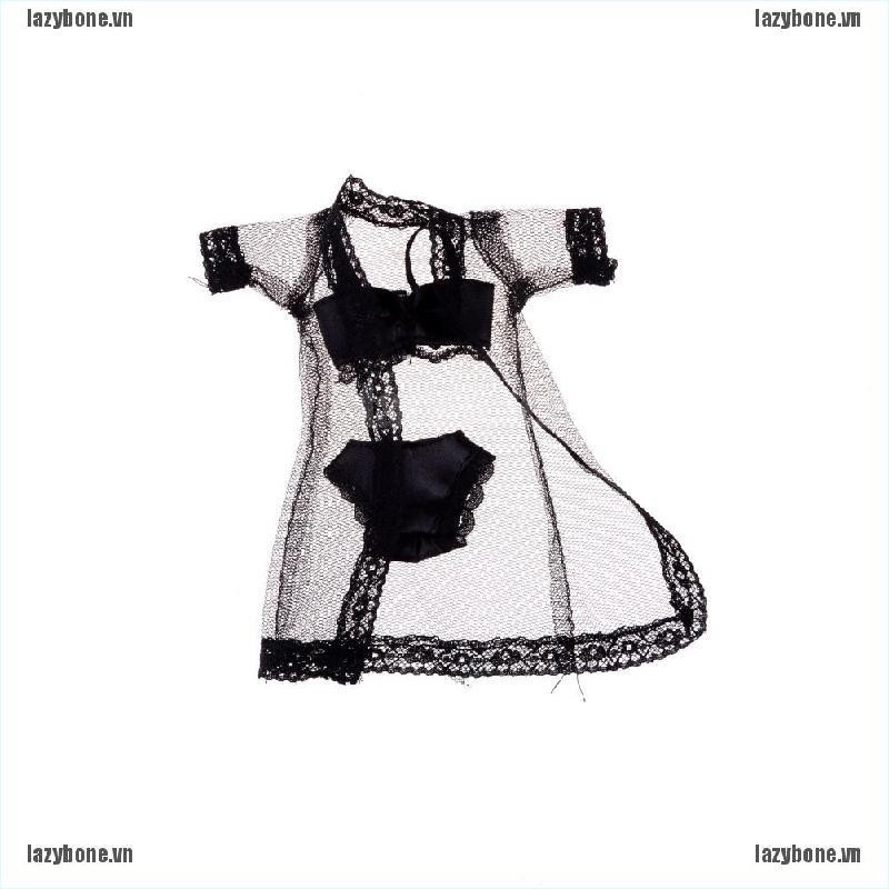 Bộ Đồ Ngủ Ren 3 Món Cho Nữ