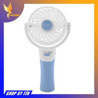 Quạt sạc cầm tay comet crf0904 sạc usb