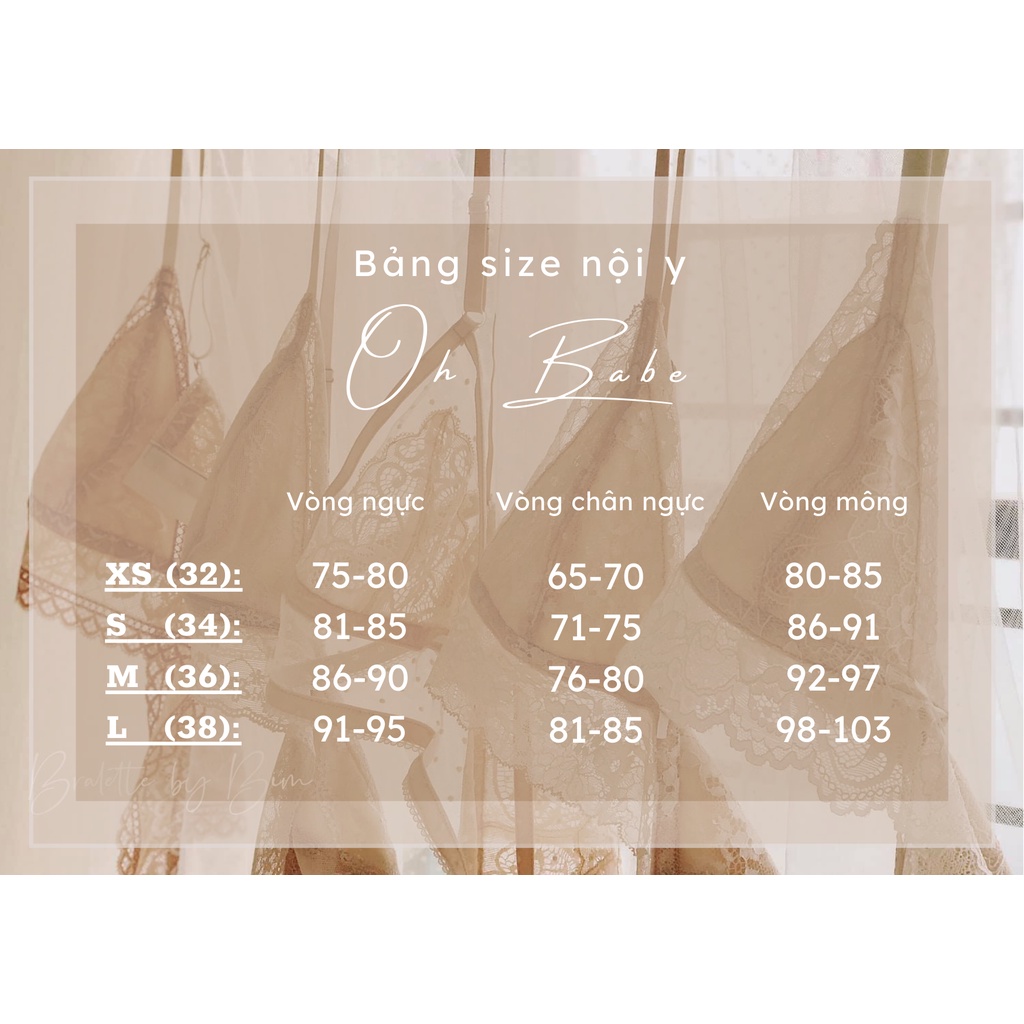 ÁO BRALETTE REN MI thiết kế không gọng, có nhét mút | BigBuy360 - bigbuy360.vn