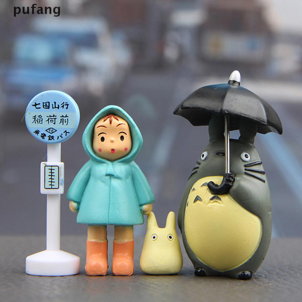 Bộ 4 Mô Hình Nhân Vật Phim Hoạt Hình My Neighbor Totoro 3-5cm