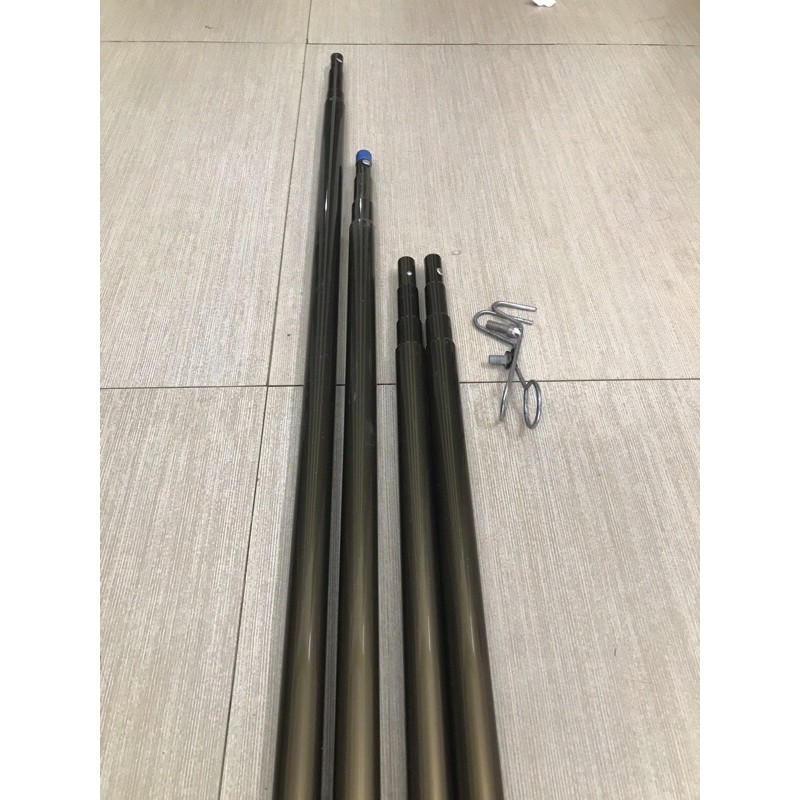 Gậy nhôm dài 3,6m-4,6m-6m tặng kèm móc