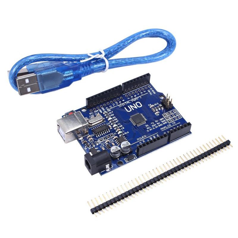 1 Bảng Mạch UNO R3 CH340G + MEGA328P Chip 16Mhz Cho Arduino UNO R3 Kèm Cáp USB