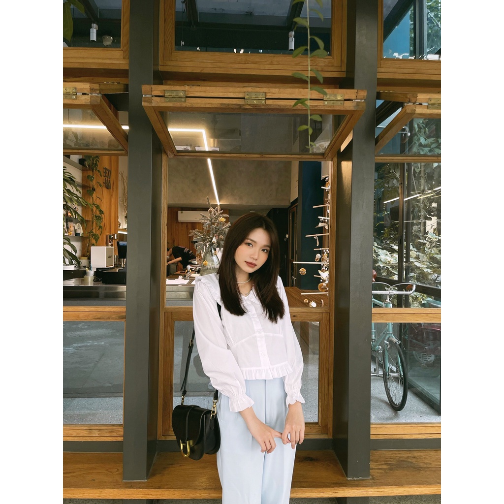 Áo Sơmi Cổ Sen - AK22019
