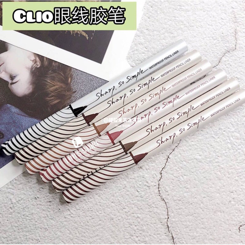 Chì Mí Mắt CLIO Sharp So Simple Waterproof Pencil Liner