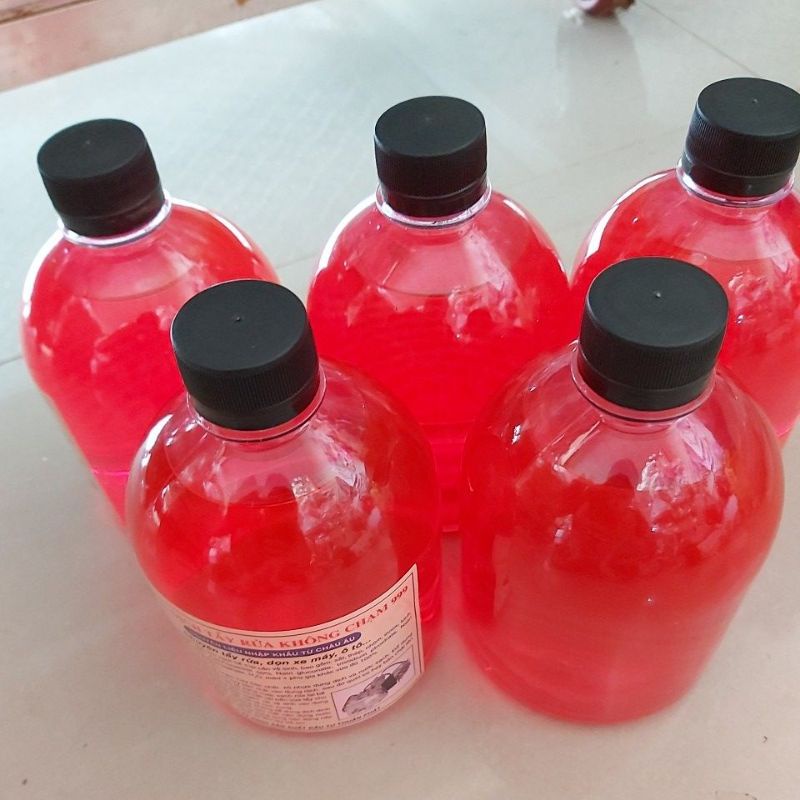 combo 5 chai dung dịch rửa xe không chạm 500ml / tẩy rửa lốc máy đầu nòng siêu sạch