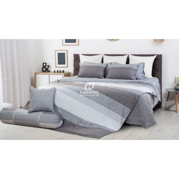 Bộ Chăn Ga Gối Hanvico Blue Sky DLP185