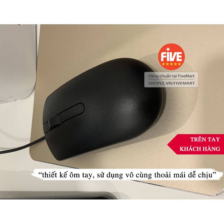 [ Hàng Hãng ] Chuột Máy Tính Dell Siêu Bền Độ Nhạy Cao Bấm Êm Mượt Thiết Kế Ôm Lòng Bàn Tay Chống Mỏi Dễ Dùng