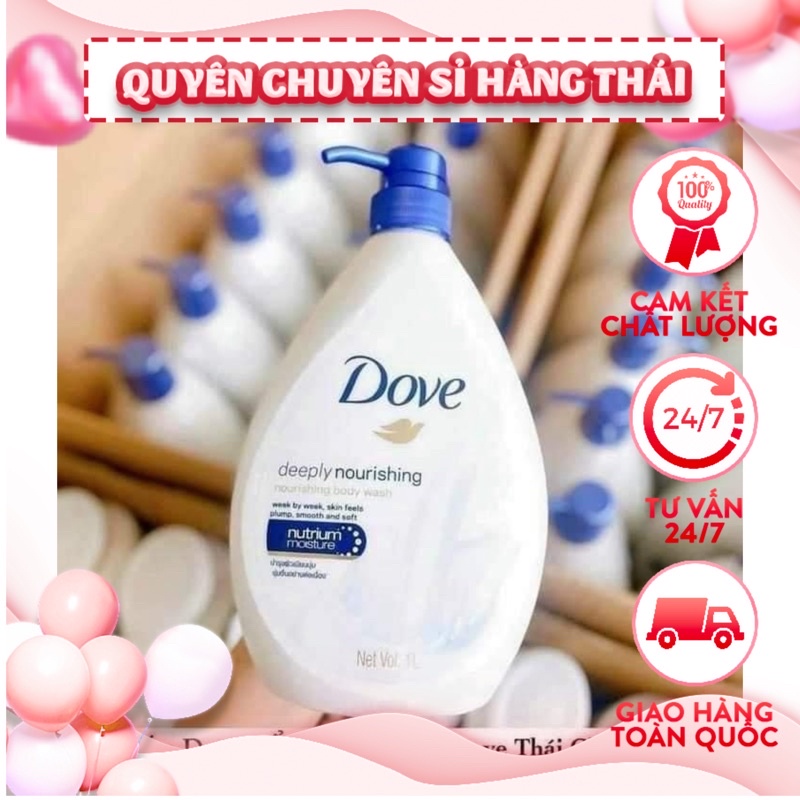 Sữa tắm Dove 1lít thái lan