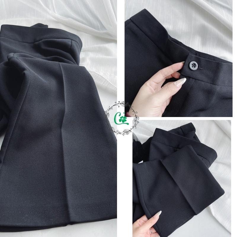 Quần tây nữ ống loe cạp cao 1 cúc COCOSTORE QD04