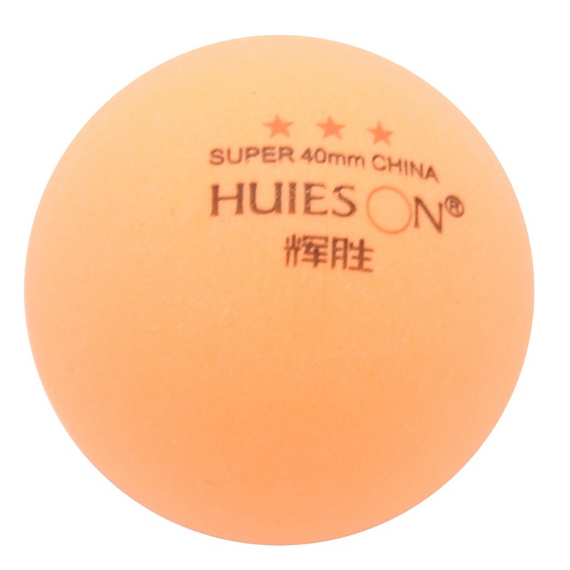 HUIESON 10Pcs/Bag 3 Star Professional Table Tennis Ball 40mm 2.9G Ping Pong Balls for Table Tennis Training(Yellow)