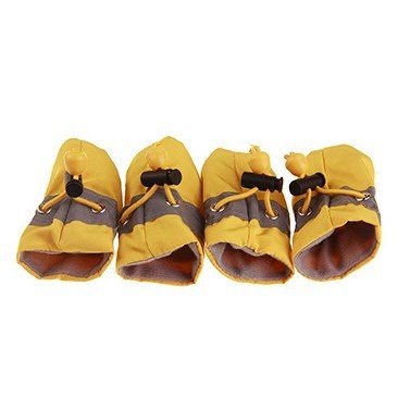 Bộ 4 Giày Đi Mưa Chống Trượt Cho Thú Cưng